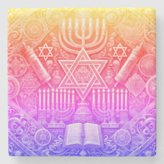 Jewish marble coaster