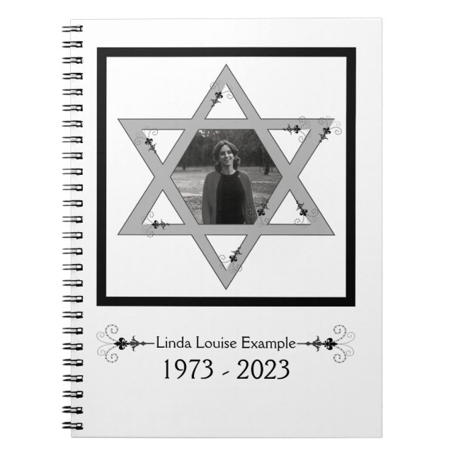 jewish memorial guest book (Front)