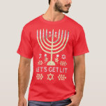 Jewish Menorah Funny Hanukkah  T-Shirt<br><div class="desc">Jewish Menorah Funny Hanukkah  .</div>