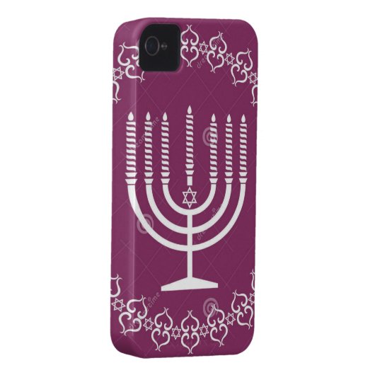 jewish-menorah-holiday-vector-background-27207795. Case-Mate iPhone case (Back/Right)