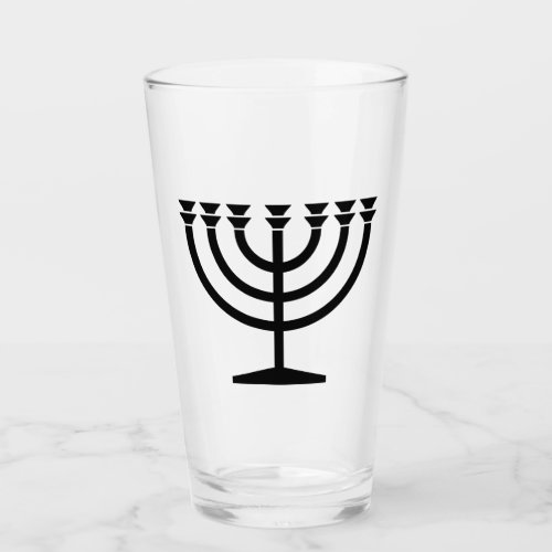 Jewish Menorah Symbol of Judaism Glass