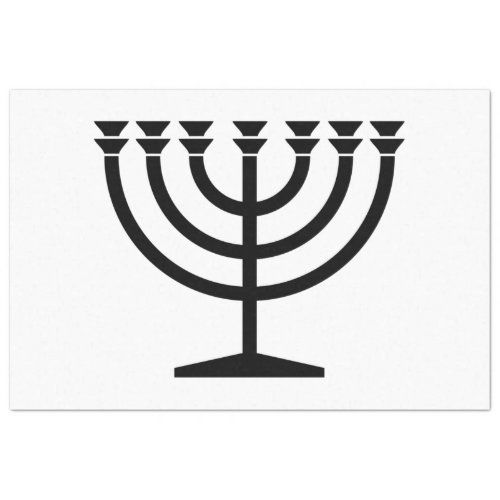 Jewish Menorah Symbol of Judaism Tissue Paper