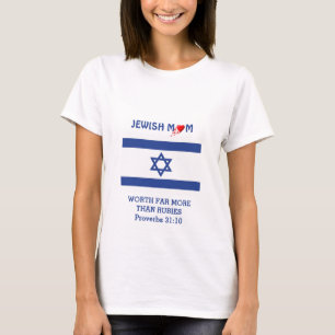 JEWISH MOM Worth More Than Rubies PROVERBS 31 T-Shirt