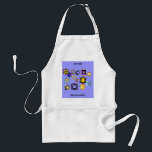 Jewish Mommaleh Apron<br><div class="desc">Words say,  "Jewish Mommaleh" and beautiful Jewish Stars are the central design for this kitchen chef's apron. Happy Channukka! Buy your mom this one!</div>