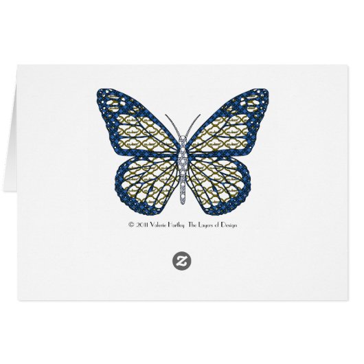 Jewish Monarch Card (Back Horizontal)