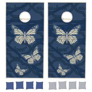 Jewish Monarch Cornhole Set