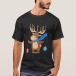 Jewish Moose Funny Hanukkah Moose Girl Women Pajam T-Shirt<br><div class="desc">Jewish Moose Funny Hanukkah Shirt Moose Girl Women Pajamas</div>