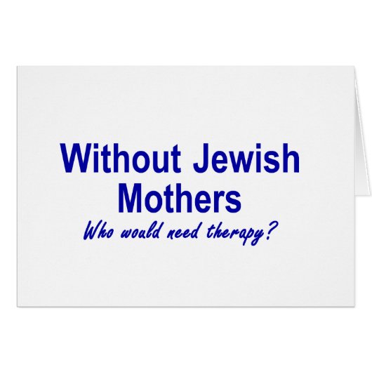 Jewish Mothers Cards (Front Horizontal)