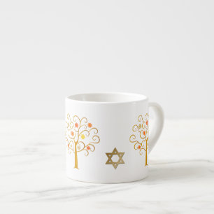 Jewish New Year Rosh Hashanah Gift Espresso Cup
