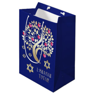 Jewish New Year Rosh Hashanah Medium Gift Bag