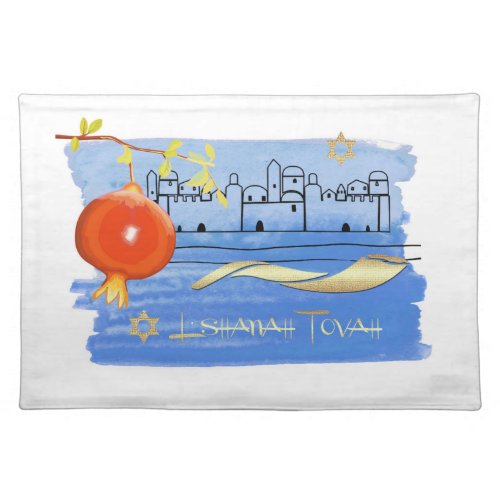 Jewish New Year  Rosh Hashanah  Placemat