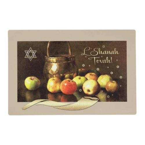 Jewish New Year  Rosh Hashanah  Placemat
