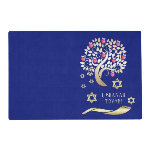 Jewish New Year  Rosh Hashanah  Placemat