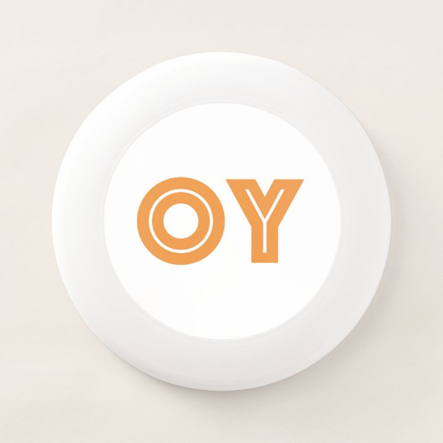 Jewish Party Favors-Oy Vey Frisbees (Front)