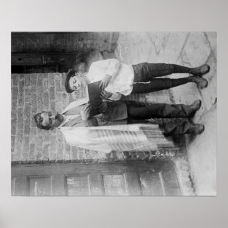 Jewish People with Tanakh on Yom Kippur Poster