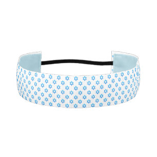 Jewish Pride, Blue Star of David Athletic Headband