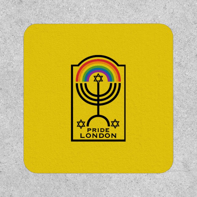 Jewish Pride LGBTQ Patch (Front)