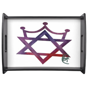 Jewish Princess Art Challah Serving Tray