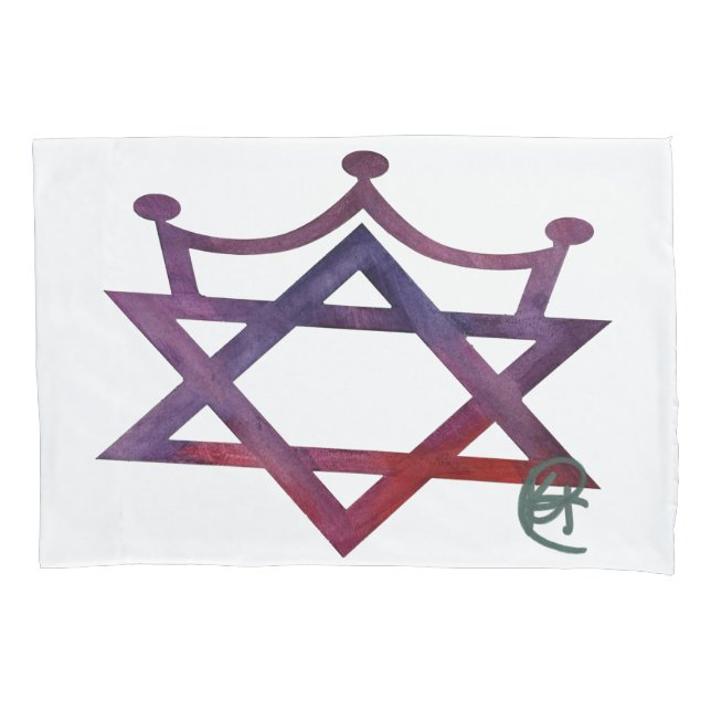 Jewish Princess Art   Pillow Case (Front)