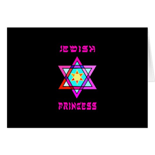 Jewish Princess Cards (Front Horizontal)