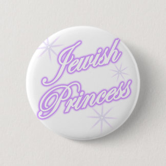 Jewish Princess purple Button