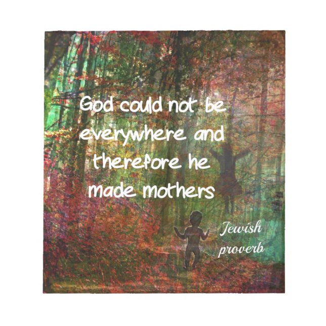 Jewish proverb notepad (Front)