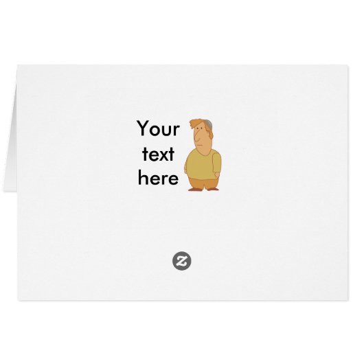 Jewish rabbi custumizable card (Back Horizontal)