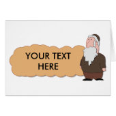 Jewish rabbi custumizable card (Front Horizontal)