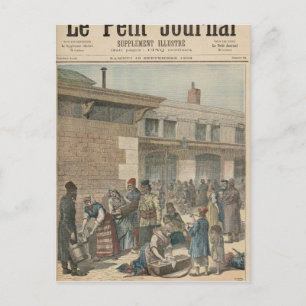 Jewish Refugee Camp Postcard