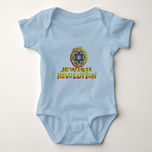Jewish Revolution Baby Bodysuit (Front)