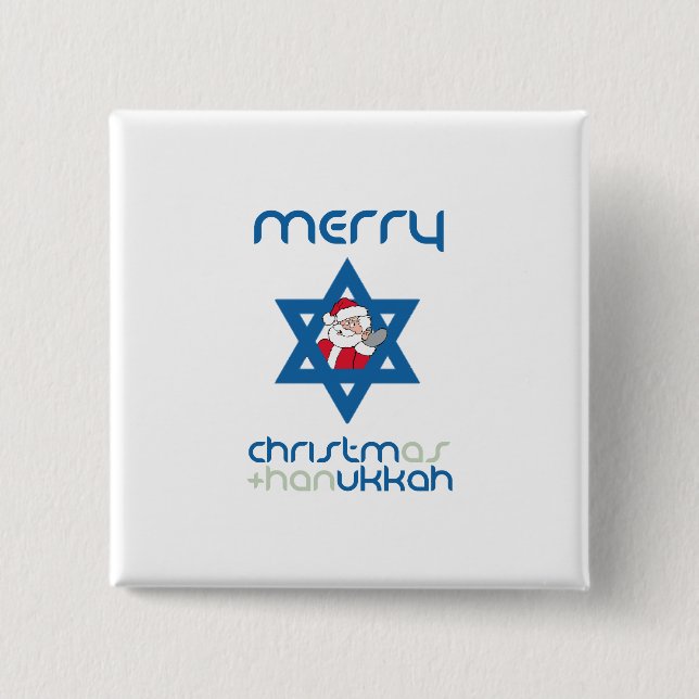 JEWISH SANTA BUTTON (Front)