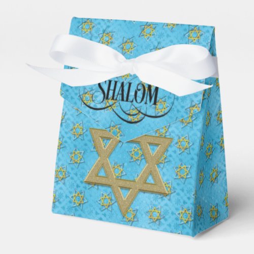 Jewish Shalom  Favor Boxes
