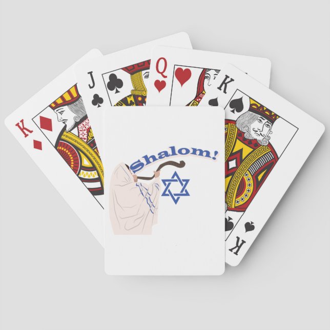 Jewish Shofar Poker Cards (Back)