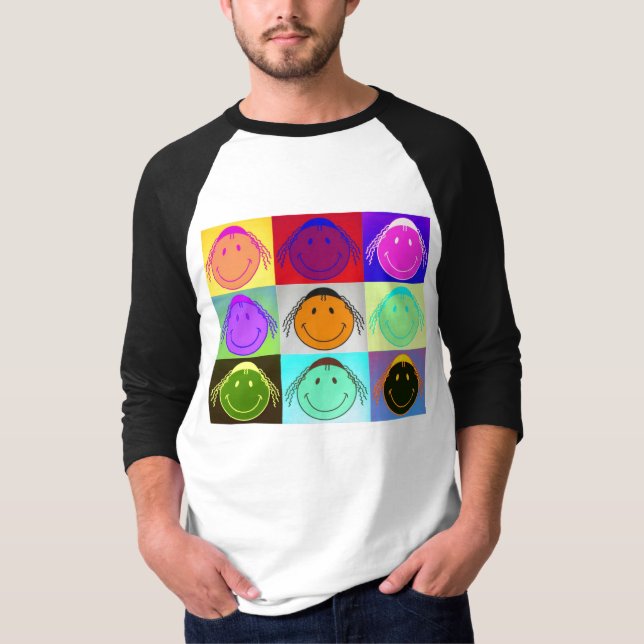Jewish Smileys - Shalom T-Shirt (Front)