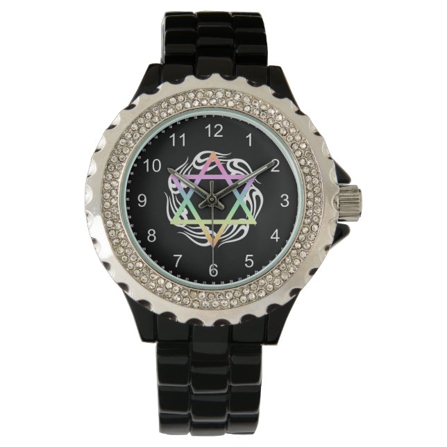 Jewish Star Colors Watch (Front)
