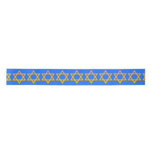 Jewish Star Design Ribbon