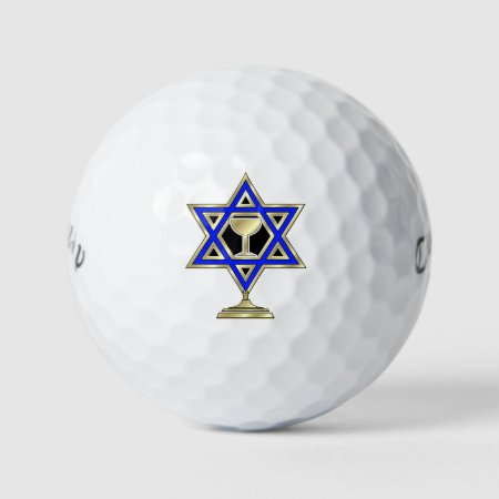 Jewish Star   Golf Balls