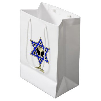 Jewish Star    Medium Gift Bag by bonfirejewish at Zazzle