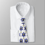 Jewish Star Neck Tie<br><div class="desc">Personalized Traditional and Modern Jewish Theme Gifts and Apparel</div>