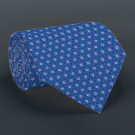 Jewish Star Neck Tie<br><div class="desc">A Beautiful Necktie Done In Blues And Patterned With The Star Of David.</div>