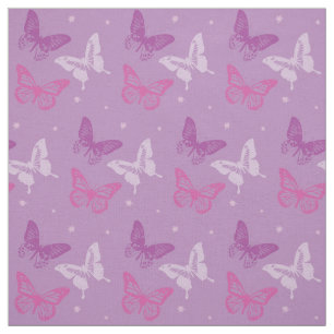 Jewish Star of David Butterfly Fabric