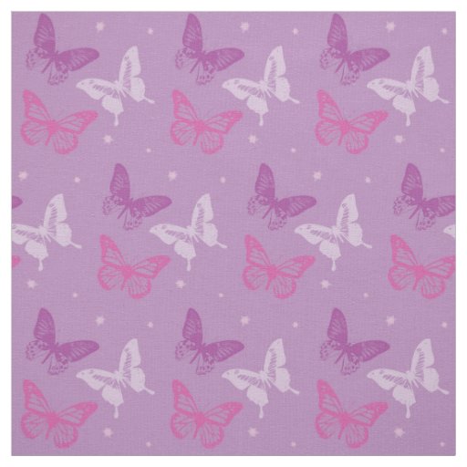Jewish Star of David Butterfly Fabric