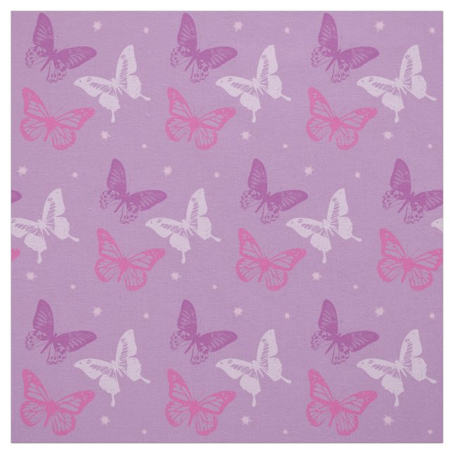 Jewish Star of David Butterfly Fabric (Swatch)