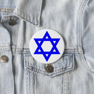 ✡︎ Jewish Star of David Button