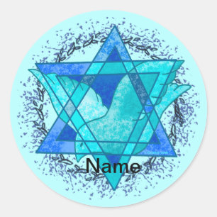 Jewish Star Of David Dove sticker