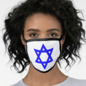 Jewish Star of David Face Mask (Worn Her)