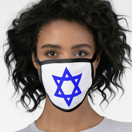 Jewish Star of David Face Mask (Worn Her)