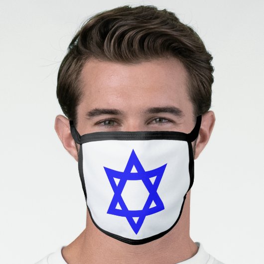 Jewish Star of David Face Mask (Worn Him)