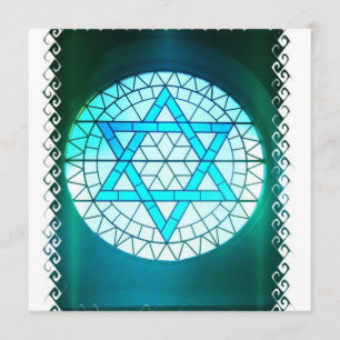 Jewish Star of David Invitation