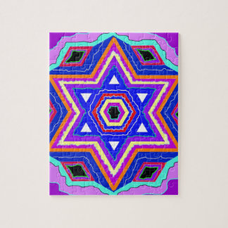Jewish Star of David Jigsaw Puzzle